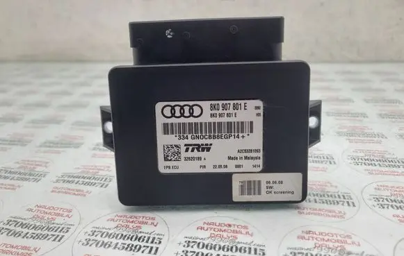 Audi A4 S4 B8 8K Hand brake control module 8K0907801E