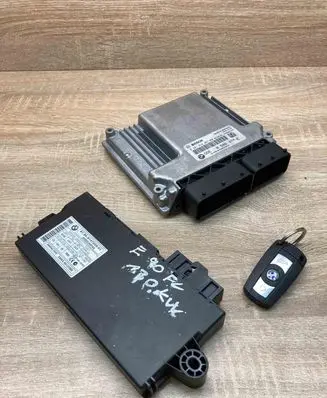 BMW 3 E90 E91 Engine ECU kit and lock set 8506374 9147226 WITHKEY