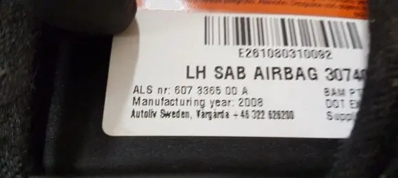 Volvo V70 Seat airbag 30740624 600987700