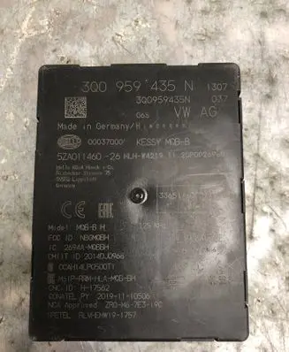 Volkswagen Golf VII Keyless (KESSY) go control unit/module 3Q0959435N-BILI 3Q0959435N