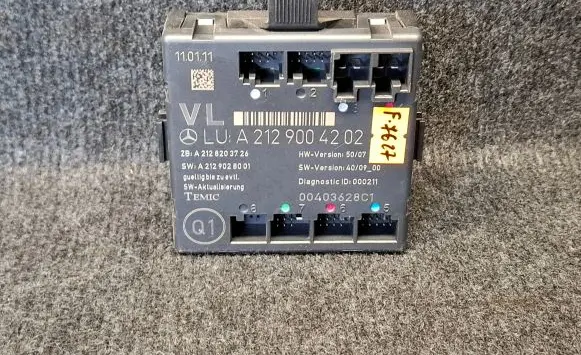 Mercedes-Benz E W212 Door control unit/module A2129004202 A2128203726 A2129028001