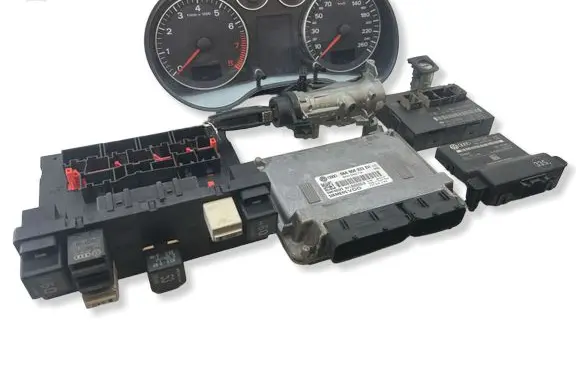 Audi A3 S3 8P Engine ECU kit and lock set 8P0920900T 06A906033EH 8E1837063