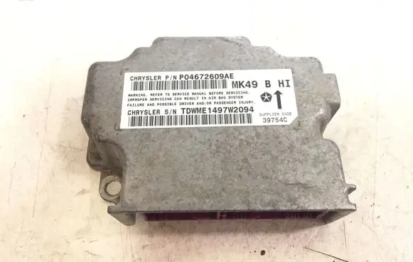 Jeep Compass Airbag control unit/module P04672609AE TDWME1497W2094