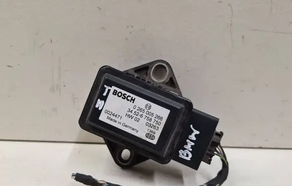 BMW 5 E60 E61 ESP acceleration yaw rate sensor 34526758750 0265005266 0024471