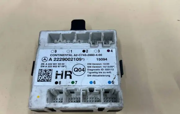 Mercedes-Benz C W205 Door control unit/module A2229002109 A2229015903 A2229028708