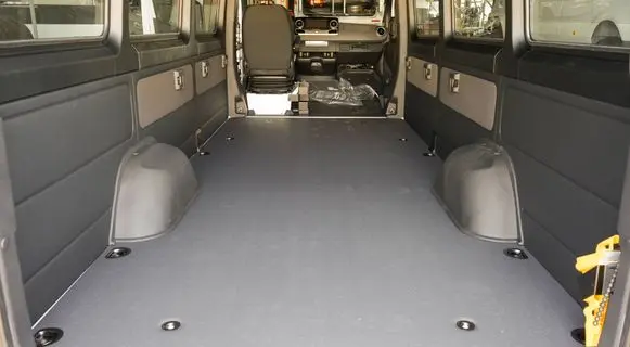 Mercedes-Benz Sprinter W907 W910 Trunk/boot floor carpet liner A9076841600 A9069920201 A9069920001