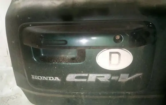 Honda CR-V Trunk door license plate light bar 