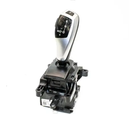 BMW 5 F10 F11 Gear lever shifter trim leather/knob 9296904