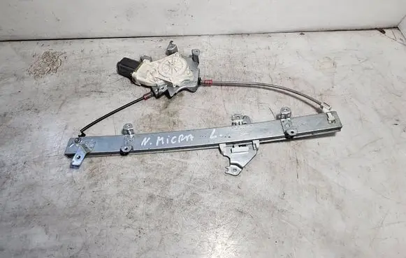 Nissan Micra Front door window regulator with motor 0130822202