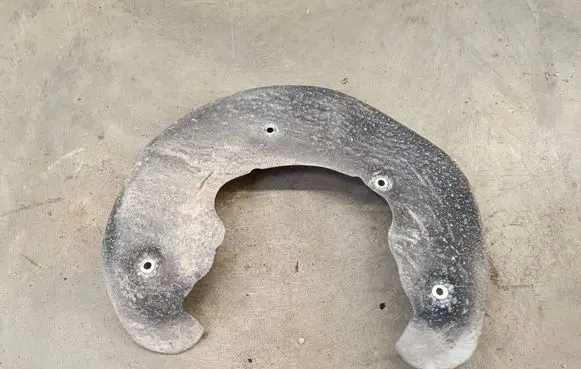 Audi A7 S7 4G Front brake disc dust cover plate 