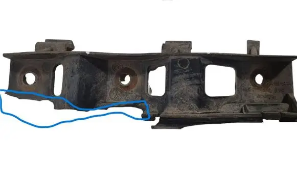 Volkswagen PASSAT B6 Front bumper mounting bracket 3C0807183