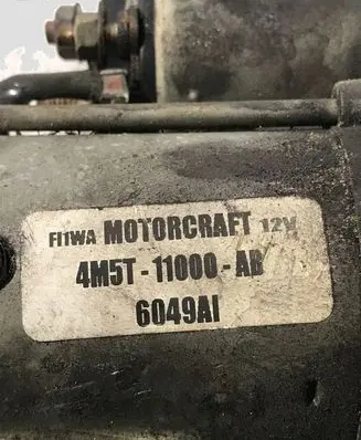 Ford Focus Starter motor 4M5T11000AB