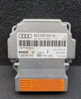 Audi A8 S8 D3 4E Airbag control unit/module 4E0959655H 4E0910655D