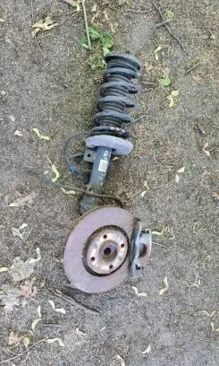 Citroen C3 Picasso Front shock absorber with coil spring