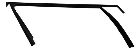 Volkswagen Polo VI Rubber seal front coupe door window 2G4837439G