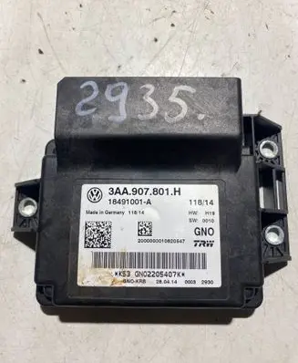 Volkswagen PASSAT B7 Hand brake control module 18491001A GN02205407K 3AA907801H