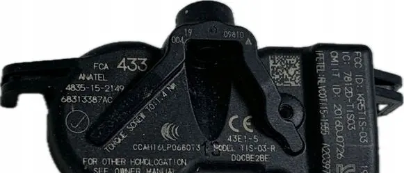 Chrysler Pacifica Tire pressure control unit 68313387AC