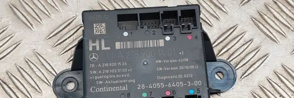 Mercedes-Benz CLS C218 X218 Door control unit/module A2189001401
