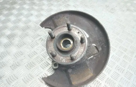 Front wheel hub spindle knuckle