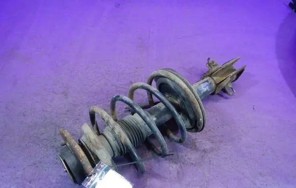 Front shock absorber with coil spring