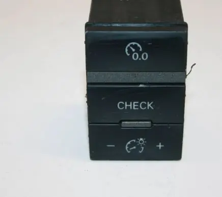 Panel lighting control switch