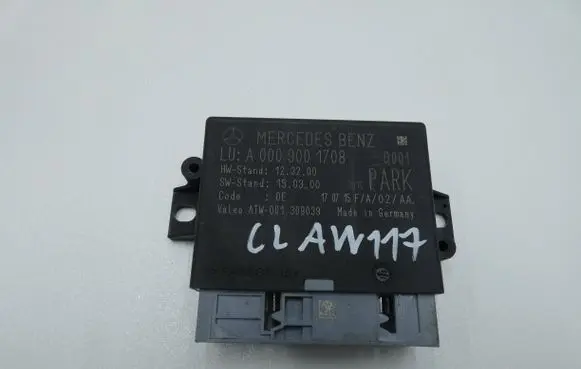 Mercedes-Benz CLA C117 X117 W117 Parking PDC control unit/module A0009001708