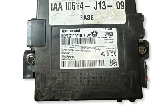 Dodge Durango III Keyless (KESSY) go control unit/module 721223087A A2C13124002 P68343278AC