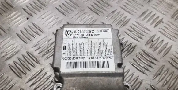 Volkswagen Golf VI Airbag control unit/module 5C0959655C