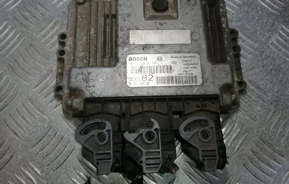 Peugeot 206 Engine control unit/module 9647158080 0281010707