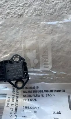 Skoda Fabia Mk2 (5J) Air pressure sensor 03G906051D 2011CBZA 0261230267