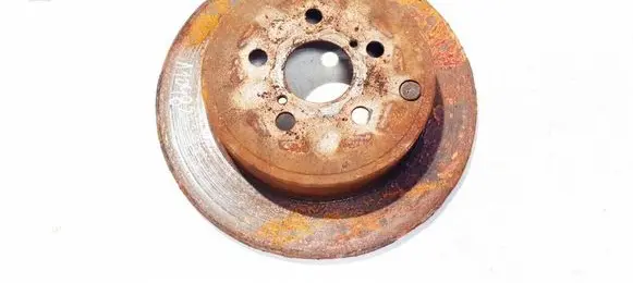 Toyota Avensis T250 Rear brake disc neventiliuojamas