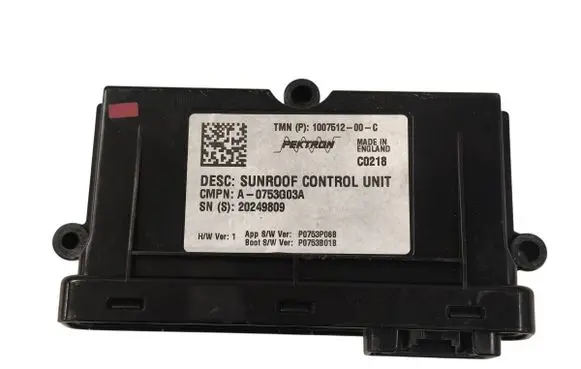 Tesla Model S Sunroof control unit/module 100751200C