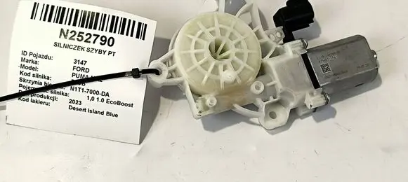 Ford Puma Rear door window regulator motor L1TB-14A389-DE
