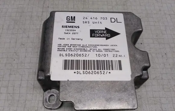 Opel Astra G Airbag control unit/module 24416703DL 1923594 5WK42977