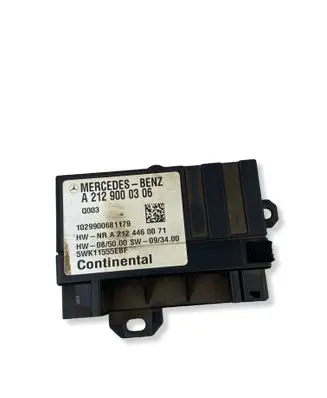 Mercedes-Benz E W212 Fuel injection pump control unit/module A2129000306 5WK11555EBF A2124460071