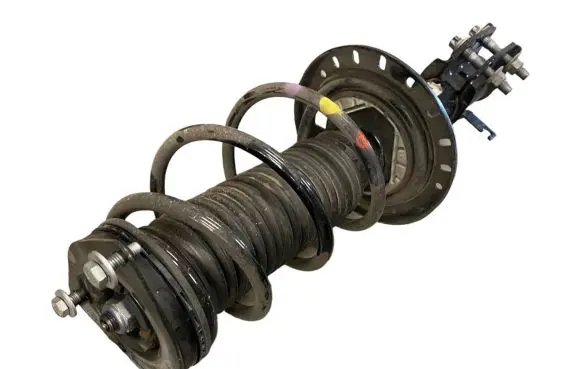 Opel Corsa F Front shock absorber with coil spring 9837414380