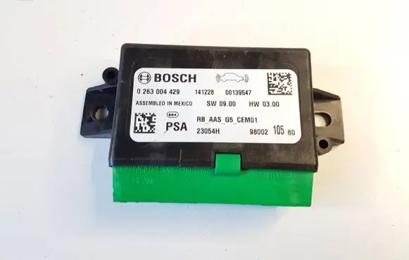Peugeot 308 Parking PDC control unit/module 9800210580 0263004429