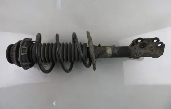 Front shock absorber with coil spring