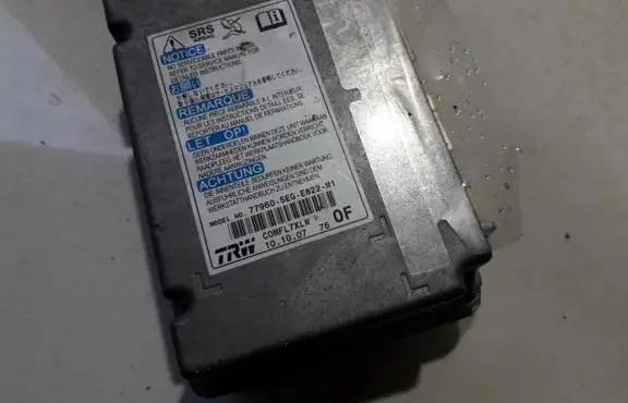 Honda Accord Airbag control unit/module 77960sege822m1 77960-seg-e822-m1