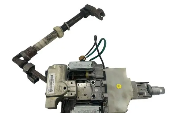 Volkswagen Touareg I Steering wheel axle 7L0419501BK 4E0905852E