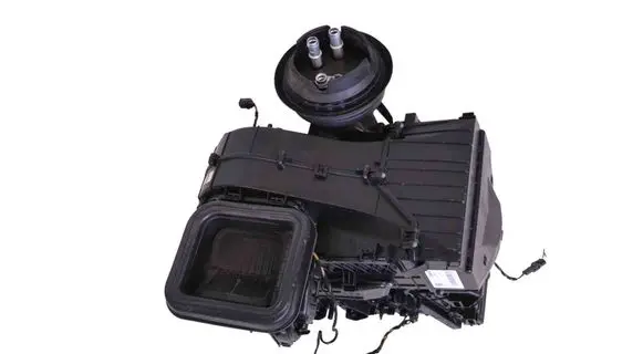Interior heater climate box assembly