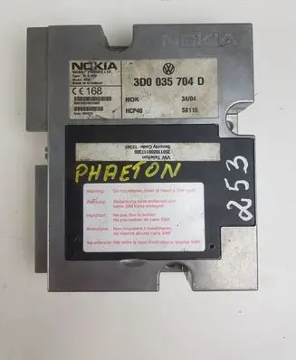 Volkswagen Phaeton Phone control unit/module 3D0035704D