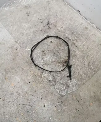 Ford Fusion II Engine bonnet/hood lock release cable DS7316B975AE