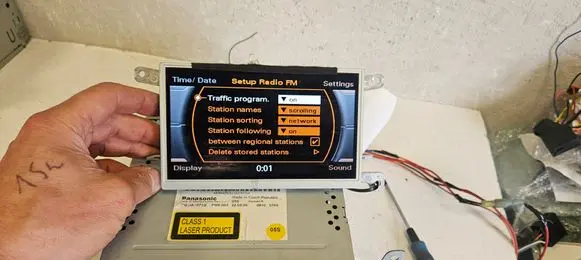 Audi A4 S4 B8 8K Screen/display/small screen 8T0919603G 8T0919603A 8T0919603E