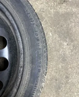 Opel Vectra C R16 spare wheel