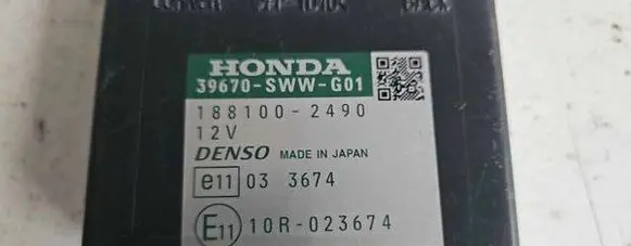Honda CR-V Parking PDC control unit/module 39670SWWG01 10R023674 1881002490