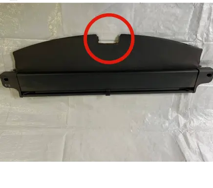 Parcel shelf load cover