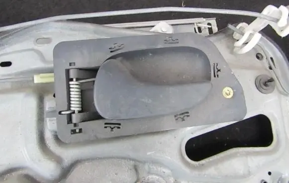 Front door interior handle