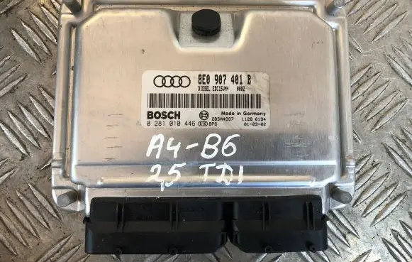 Audi A4 S4 B6 8E 8H Engine control unit/module 8E0907401B 28SA4937 0281010446