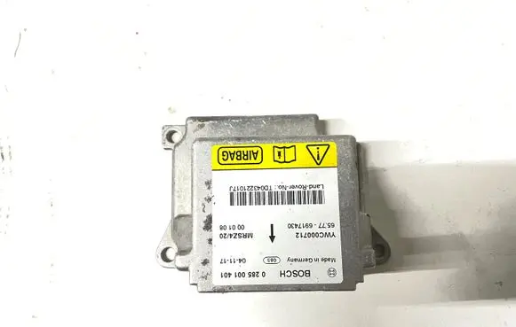 Land Rover Range Rover L322 Airbag control unit/module YWC000712 0285001401 65776917430